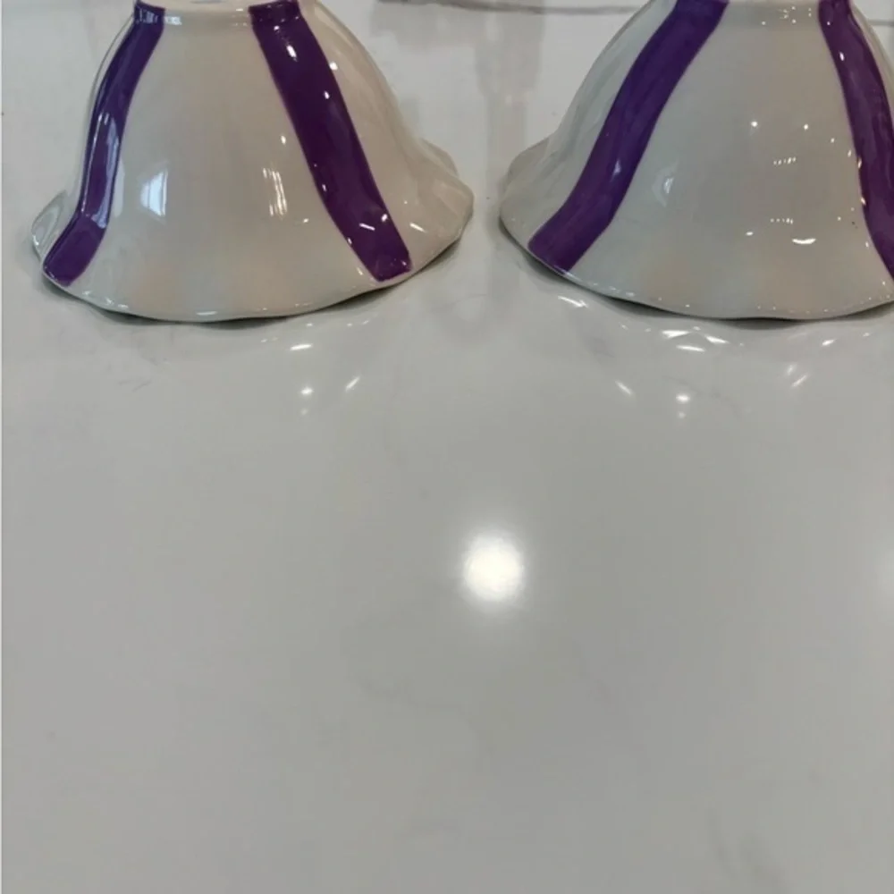 Set of 2 adorable‎ Halloween spider candy dishes